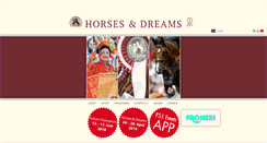 Desktop Screenshot of horses-and-dreams.de