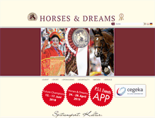 Tablet Screenshot of horses-and-dreams.de